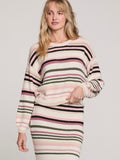 Ronnie Sweater in Multi Stripe