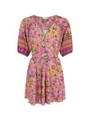 Swan Lake Mini Dress in Lilac Rose