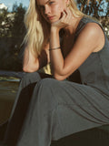 Scout Jersey Crop Flare in Emerald Cove