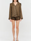 On The Spot Blouse in Brown