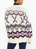 Ski In Sweater in Cream Ski Knit