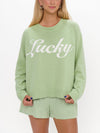 Off Duty Sweater in Lucky Graphic Knit
