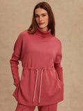 Ethel Cinch Waist Sweat in Mauvewood