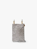 Poche Bag in Silver Woven Etoile