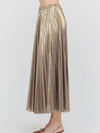 Give Me Your Best Shot Skirt in Gunmetal Gold