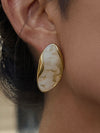 Maelie Resin Drop Earrings in Yellow