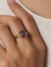 Jett Stone Ring in Purple