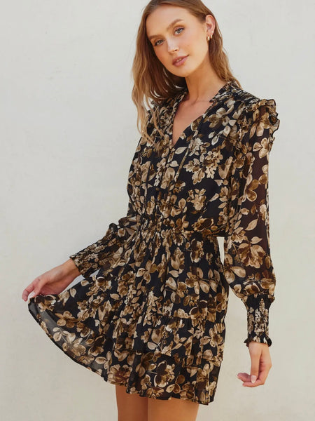 Falling for Florals Mini in Midnight Taupe