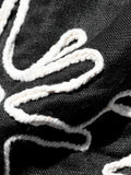 X RAILS Akira Top in Black Embroidery Linen