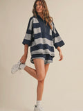 Take A Break Stripe Set in Navy Combo