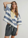 So Striped Polo Shirt in Blue