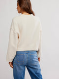 Cool of the Night Cardi in Ivory
