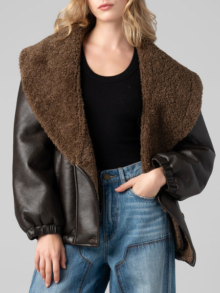 Icon Status Jacket in Dark Brown