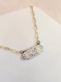 Ciao Porcelain Pendant Necklace