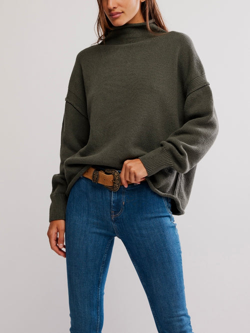 WTF Torres Roll Neck in Army