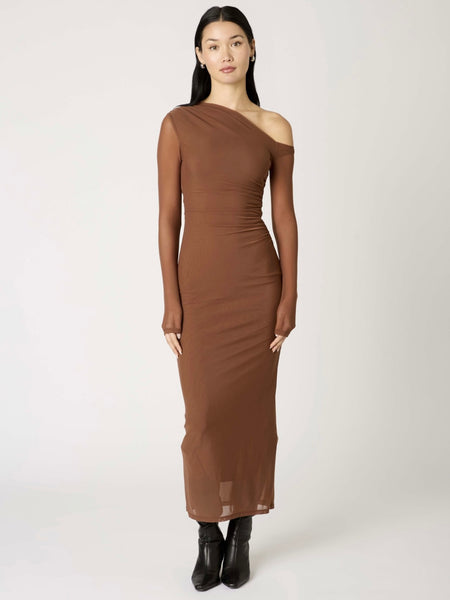 Lyra Dress in Truffle