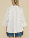 She's A Staple Button Down in White