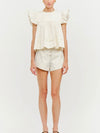 Leah Top in Cream