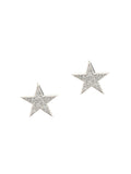 CZ Star Studs in Silver