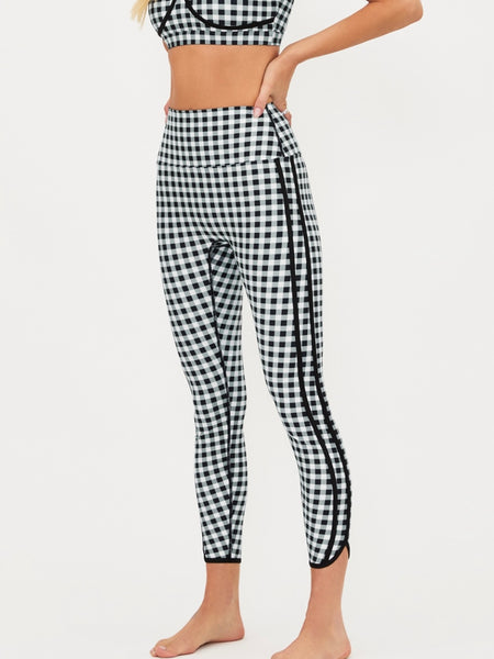 Olympia Top in Slate Gingham