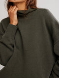 WTF Torres Roll Neck in Army