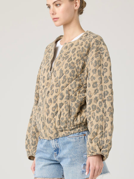 Spot On Jacket in Brown Leopard