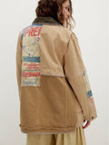 Garden Tamer Jacket in Brown Combo