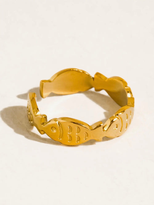 Livia Fish Open Ring