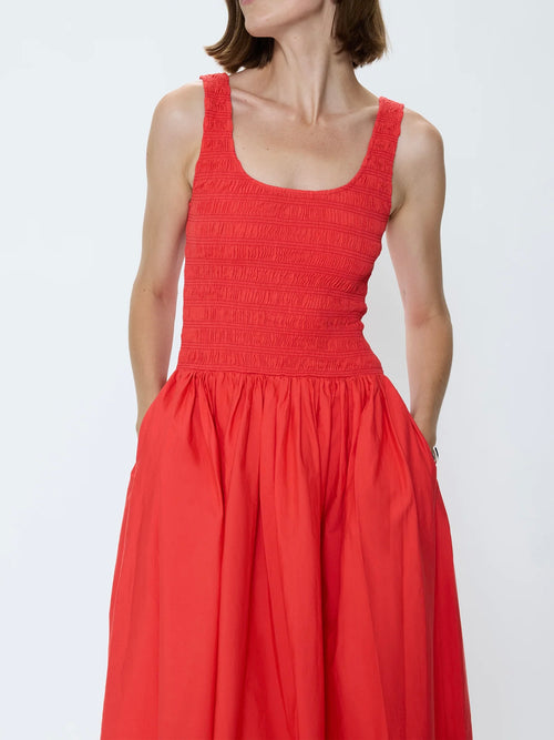 Alessia Dress in Maraschino