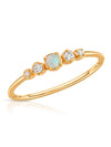 Opal CZ Stacking Ring