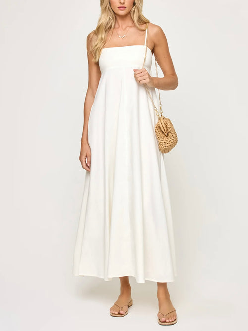 Raveena Dress in Black & Cream