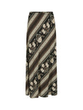 Petalwood Maxi Skirt in Nightfall