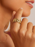 Brooklyn Statement Ring in Gold