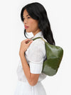 Petit Moyen Messenger in Army Crinkle Patent