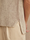 Lauren Plated Knit Tank in Cocoa Dust