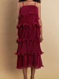 Catch A Wave Maxi in Burgundy