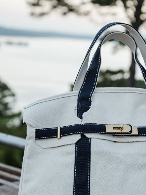Boatkin Canvas Boat Bag in Navy