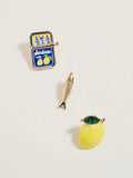 Sardines Brooch Pins Set