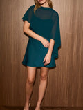 On The Fly Mini Dress in Hunter Green