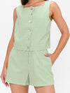 Maren Shorts in Green Gingham