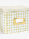 Gingham Recipe Tin