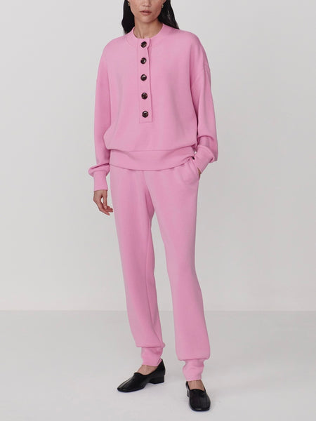 The Slim Cuff Pant 27.5 in Moonlite Mauve