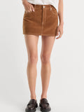 The Better Than Suede Mini Skirt in Cafe Clay