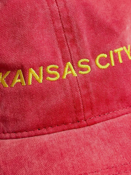 Kansas City Baseball Cap in Red