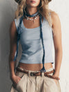Sol Stud Belt in Cognac