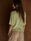 Sweet Summer Cardi Top in Lemon