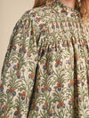 So Yoked To See You Blouse in Cream Garden