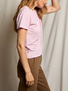 Harley Boxy Crew Tee in Sugar Pink