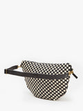 Grande Fanny in Black & Cream Woven Checker