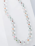 Lucid Glass Necklace in Clear Rainbow
